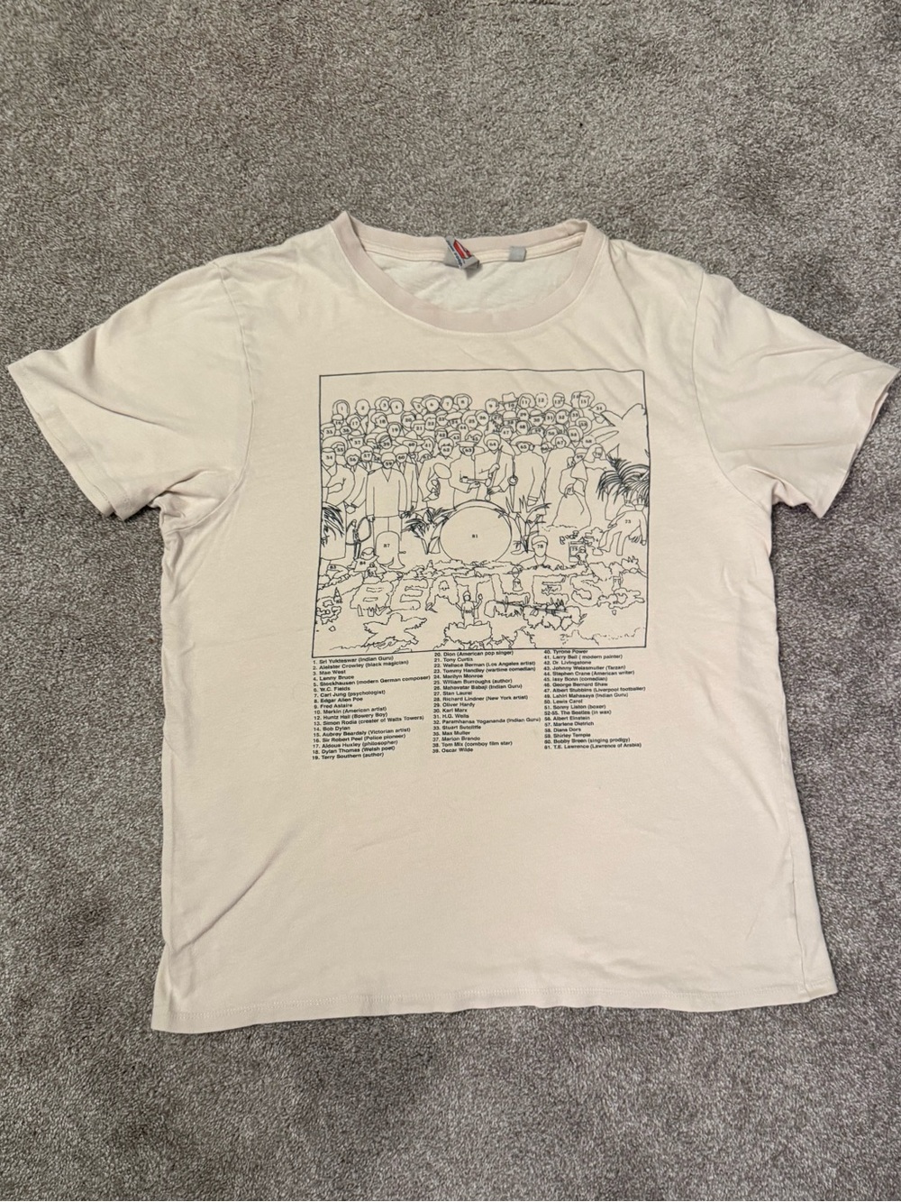 Beatles Sgt Peppers Lonely Hearts Club Band Graphic Band Tee